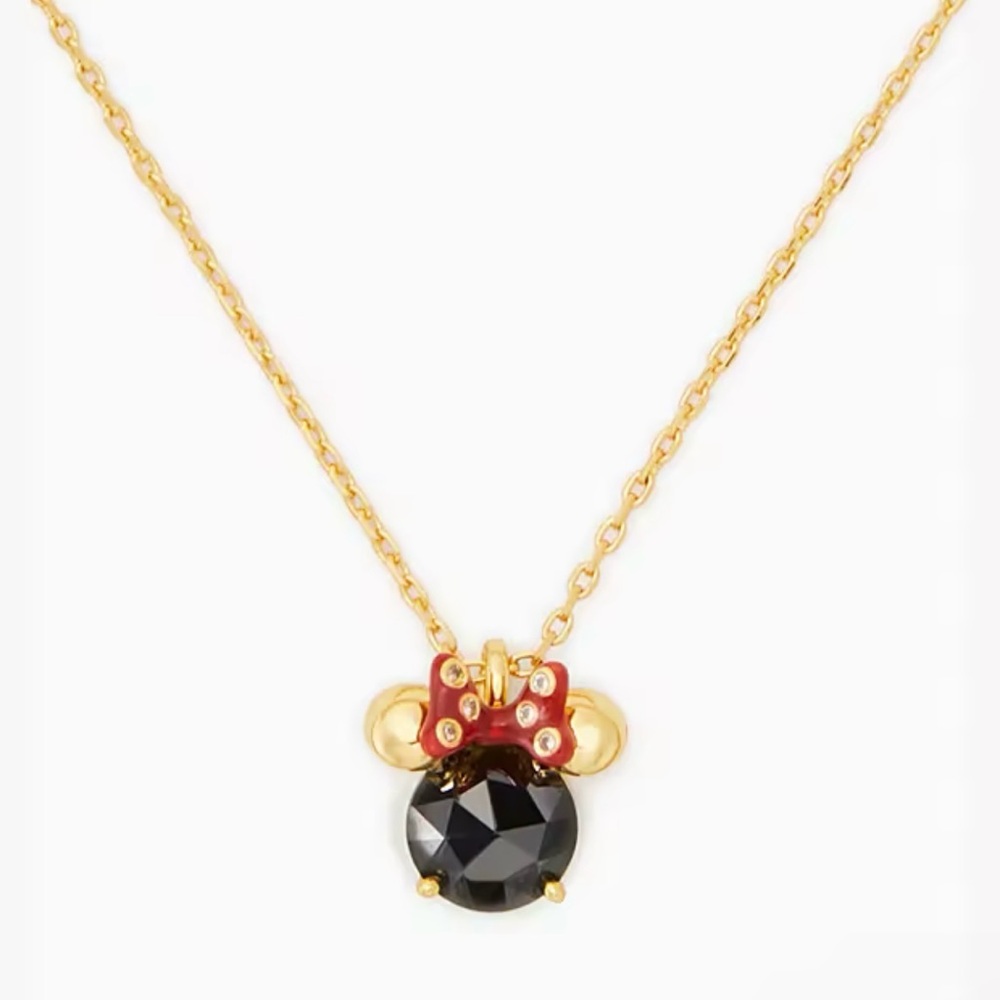 KATE SPADE ♠️ Disney Collection New York Minnie Studs & Necklace set, NEW - Picture 5 of 9